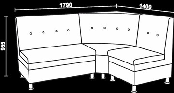 Кухонный угловой диван Нео КМ-05 ДУ в Саратове - предосмотр 2